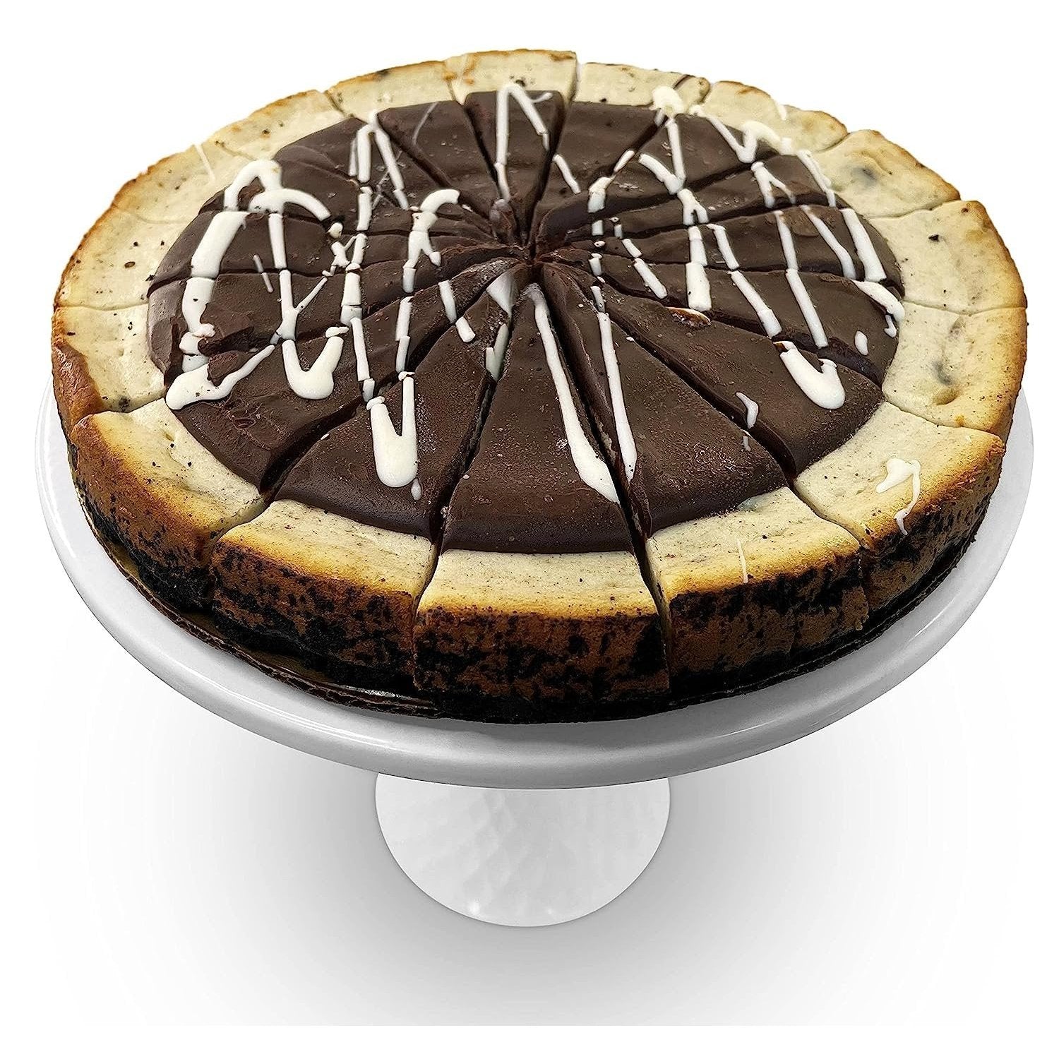 Andy Anand Cookies & Cream Cheesecake, 9 - Inch, 2 lb – Hand - Baked NY - Style, Real California Cream Cheese, No Preservatives, Birthday Gift