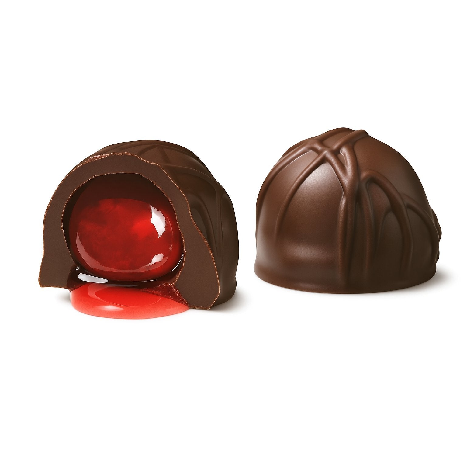 Andy Anand Sugar - Free Cherry Cordial Dark Chocolate Truffles, 48 pc – Vegan, 60% Cocoa Butter, Diabetic - Friendly Valentine's & Birthday Gift