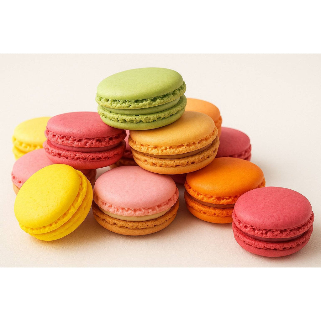 Andy Anand French Macarons, 24 - Piece Gift Box – Made Fresh Daily, Assorted Gourmet Flavors, Gluten - Free – Birthday & Holiday Celebration