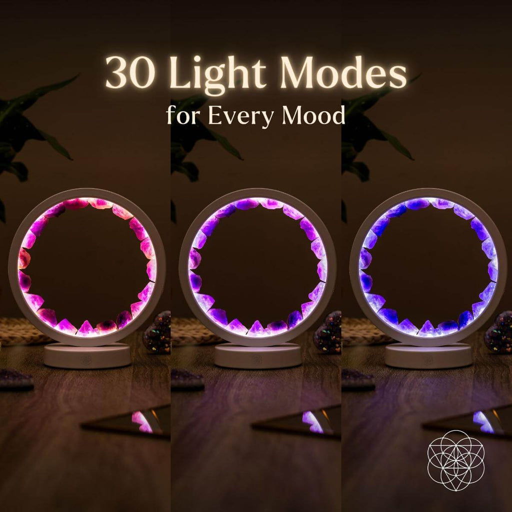 Stress Less, Sleep More – Amethyst Healing Lamp