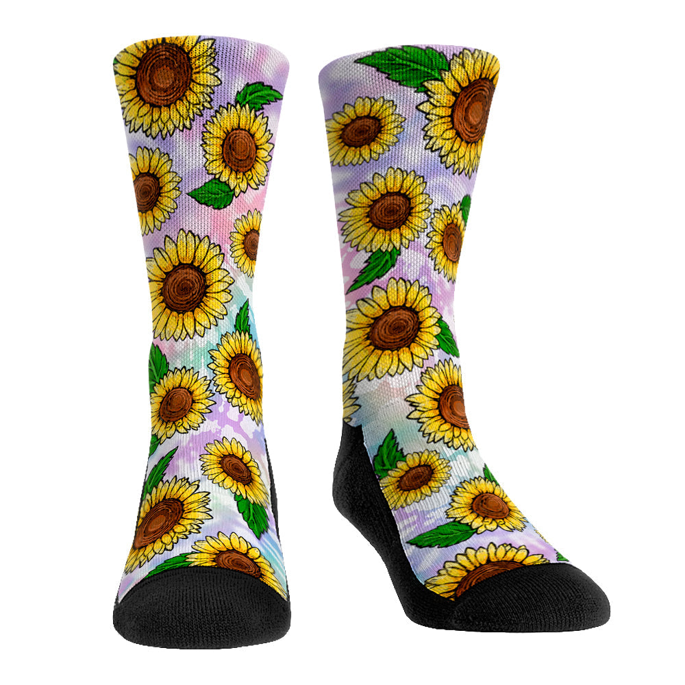 Sunflower Haze Crew Socks