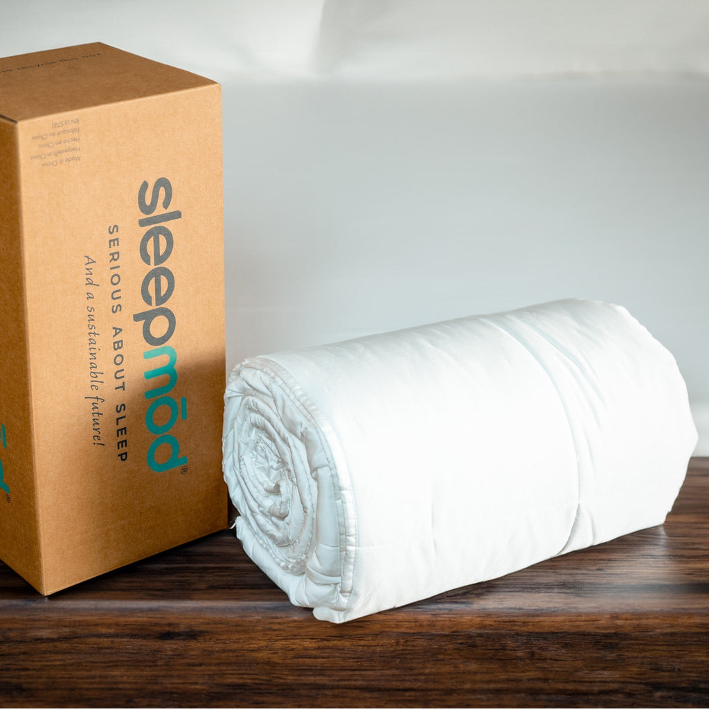 Cooling Comforter Set – Temperature - Regulating Eucalyptus Silk Comforter & Pillow Shams