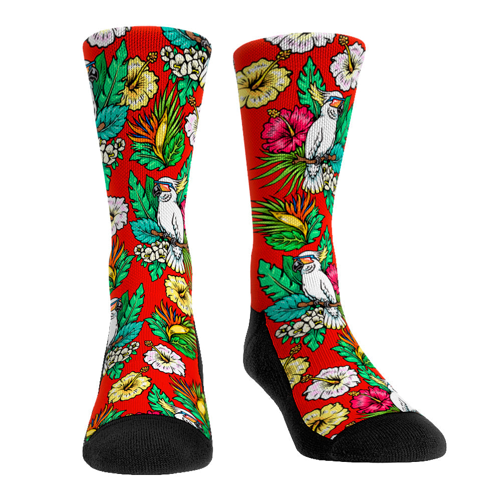 Tropic Chill Cockatoo Crew Socks