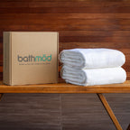 Luxury Organic Bath Sheets (Two Pack) - GOTS Certified, Soft, Eco - Friendly