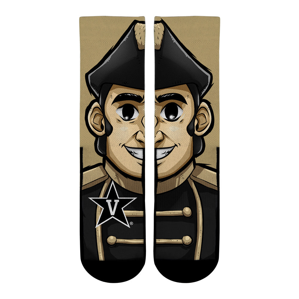 Vanderbilt Commodores - Mascot Crew Socks