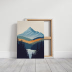 WONDERWALL ‘L’Atelier Fun Collection’ Serene Peaks - Modern Mountain Landscape Print