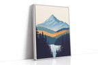 WONDERWALL ‘L’Atelier Fun Collection’ Serene Peaks - Modern Mountain Landscape Print