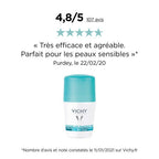 Vichy 48H Anti-Perspirant Roll-On Deodorant, No Marks