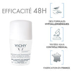 Vichy 48H Anti-Perspirant Roll-On Deodorant for Sensitive Skin
