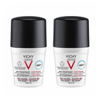 Vichy Homme 48H Anti-Trace Roll-On Deodorant Set of 2