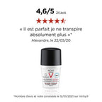 Vichy Homme 48H Anti-Trace Roll-On Deodorant Set of 2