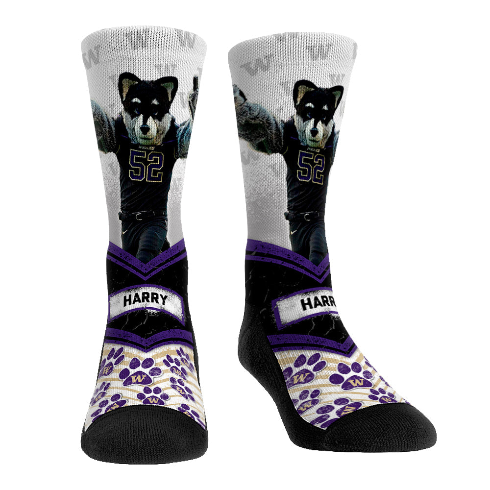 Washington Huskies - Mascot Walkout Crew Socks