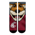 Washington State Cougars - Mascot Crew Socks
