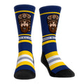 West Virginia Mountaineers - Game Face Mascot Crew Socks