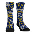 West Virginia Mountaineers - Logo Sketch Crew Socks