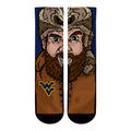 West Virginia Mountaineers - Mascot Crew Socks