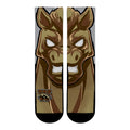 Western Michigan Broncos - Buster Mascot Crew Socks