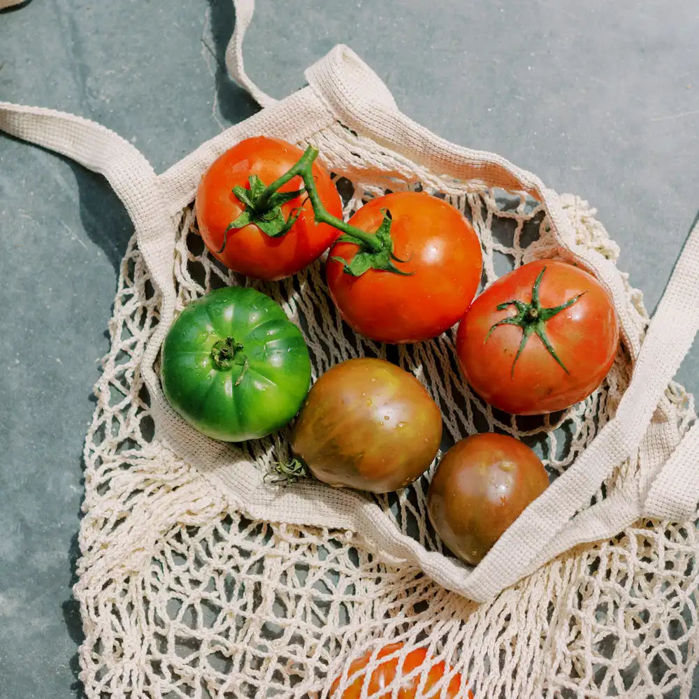 Organic Cotton Mesh Tote