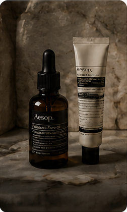 WonderWall beauty edit with skincare products