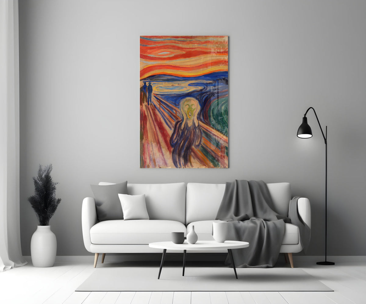 WONDERWALL ‘L’Atelier Fun Collection’ Scream-Inspired Design Glass Wall Art