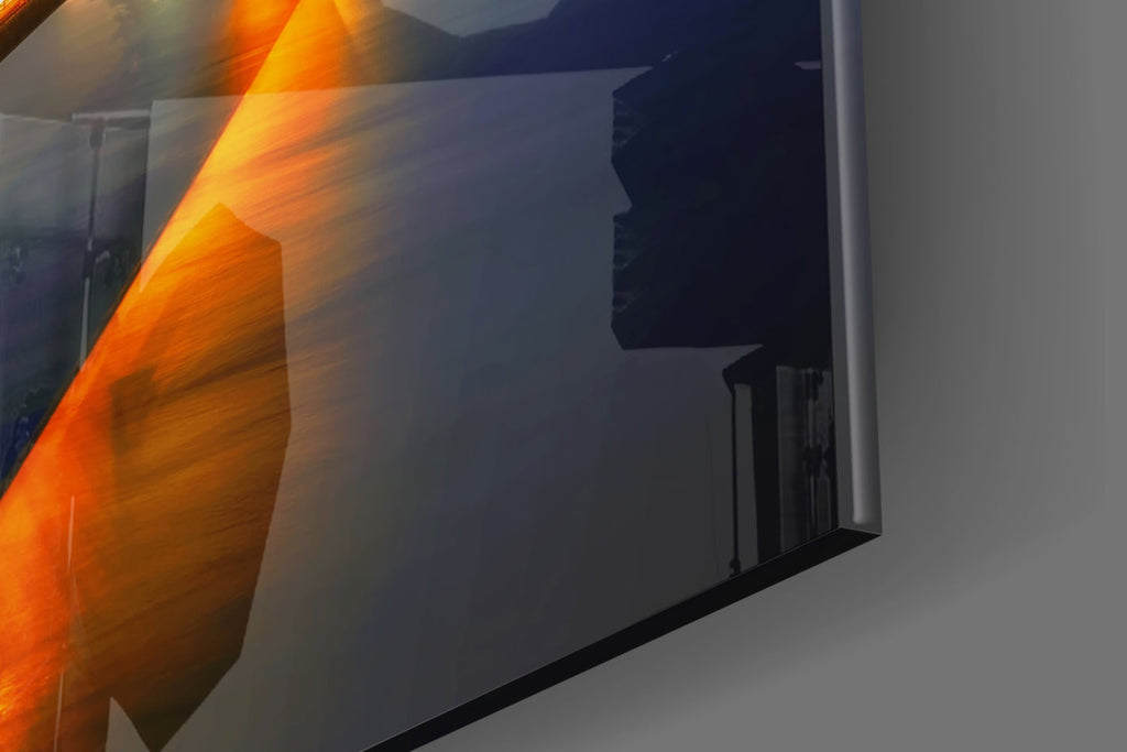 WONDERWALL ‘L’Atelier Fun Collection’ Golden Gate Bridge Night Lights Glass Wall Art