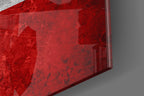 WONDERWALL ‘L’Atelier Fun Collection’ Norway Nordic Cross Flag Textured Design Glass Wall Art