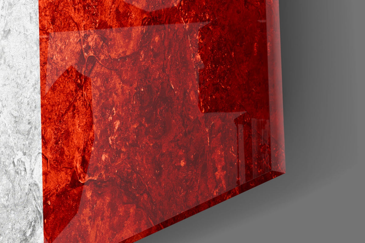 WONDERWALL ‘L’Atelier Fun Collection’ Mexico Flag Textured Design Glass Wall Art